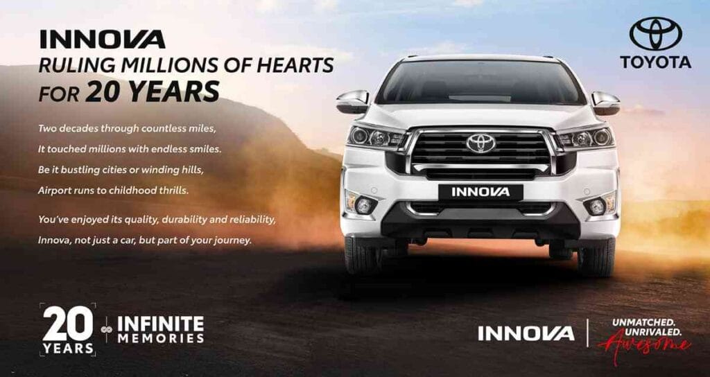 Toyota Innova Crysta 2025 side profile