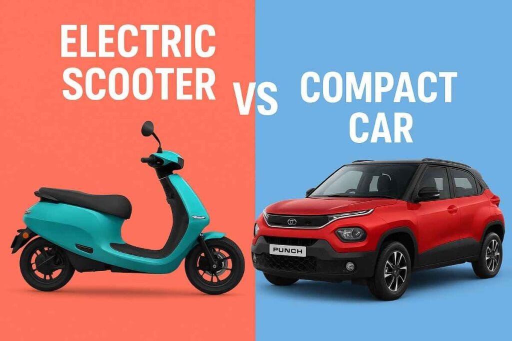 Scooter Compact Car vs comparison image