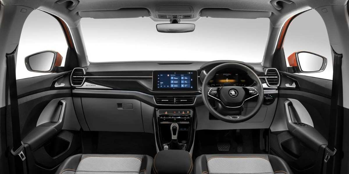 Škoda Kushaq Facelift interior 12.25 infotainment screen