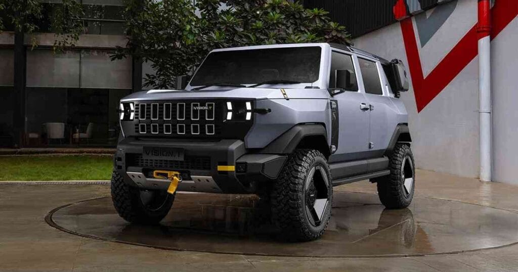 Mahindra Vision T—Mahindra's next-gen electric SUV with futuristic design and smart range