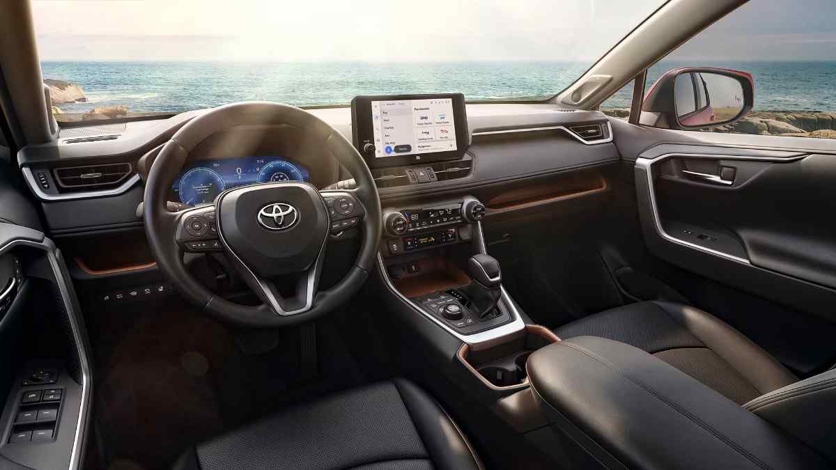 Toyota RAV4 interior features technology India