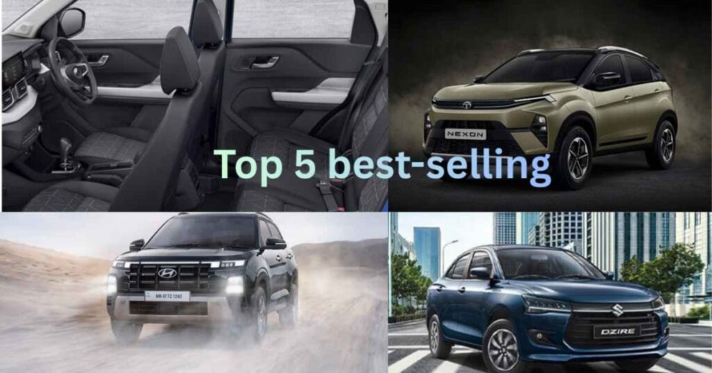 Top 5 Selling Cars in India So Far in 2025 Tata Nexon Leads, Punch at #6 with Strong Growth