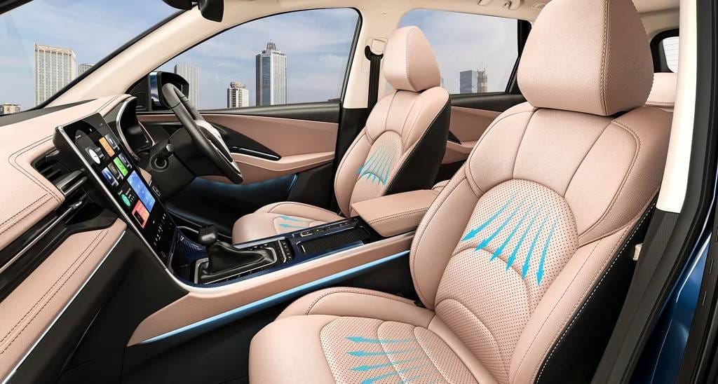 MG Hector 2026 iSwipe gesture control demonstration for AC and music control