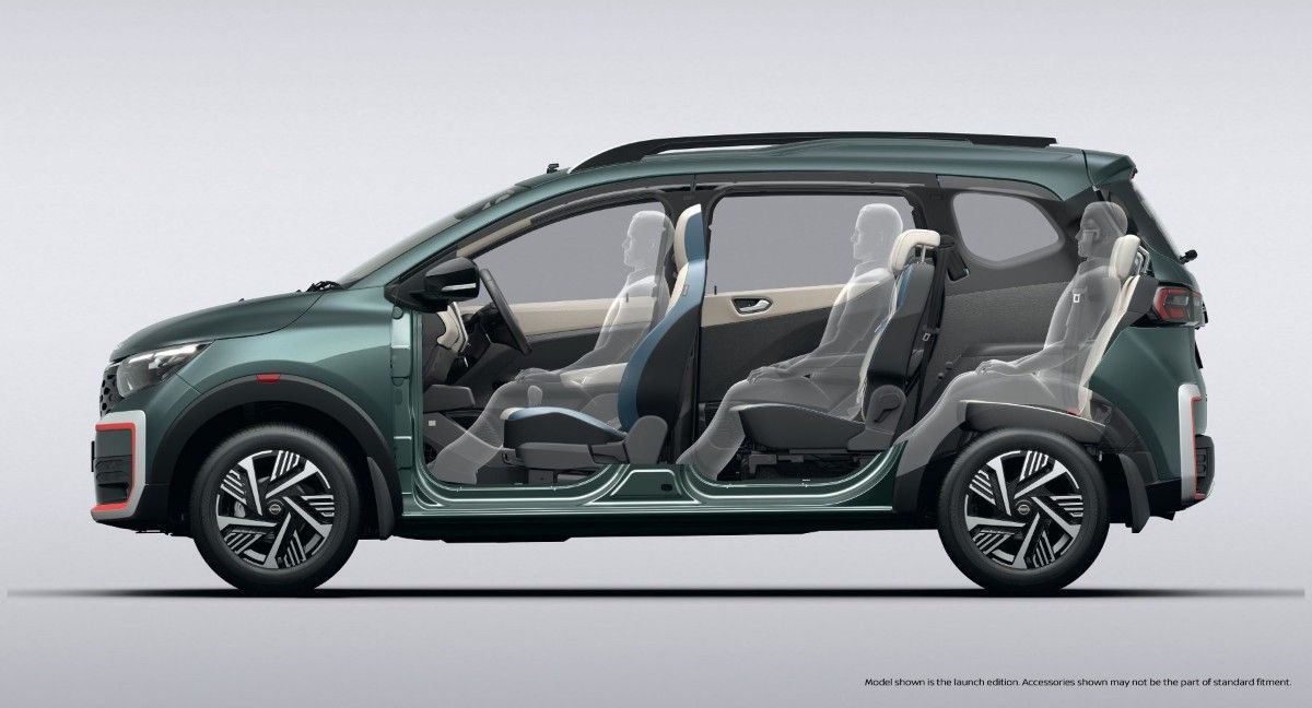 Nissan Gravite CNG sitting capacity