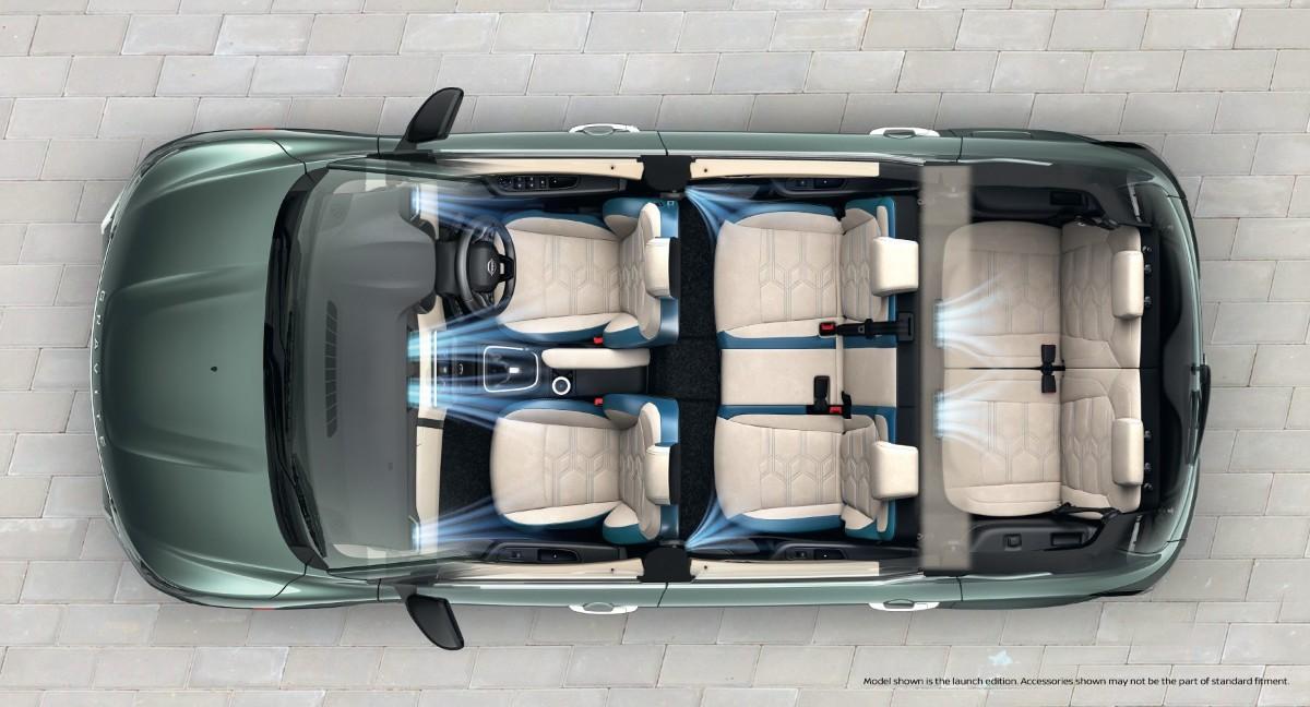 Nissan Gravite CNG interior and comfert