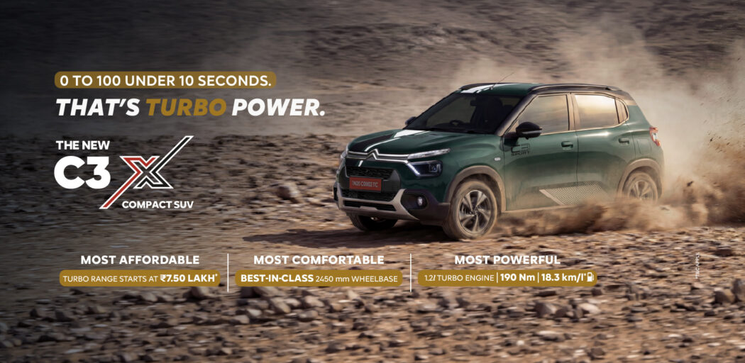 Citroën C3 Advanced Comfort suspension—the best ride quality for Hyderabad's poor roads.